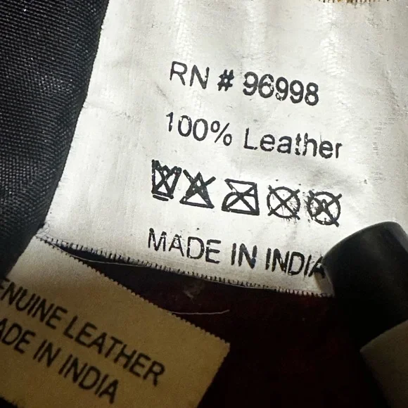 Floriana‎ Floral Hand Painted Black Leather Boho Crossbody Purse - Picture 6 of 12